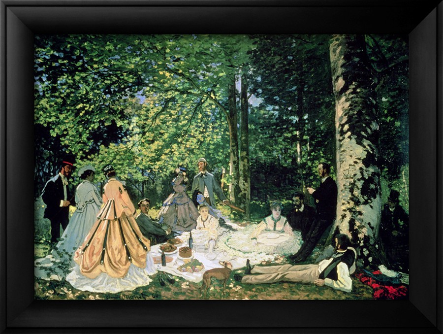 Le Dejeuner Sur L Herbe - Claude Monet Paintings